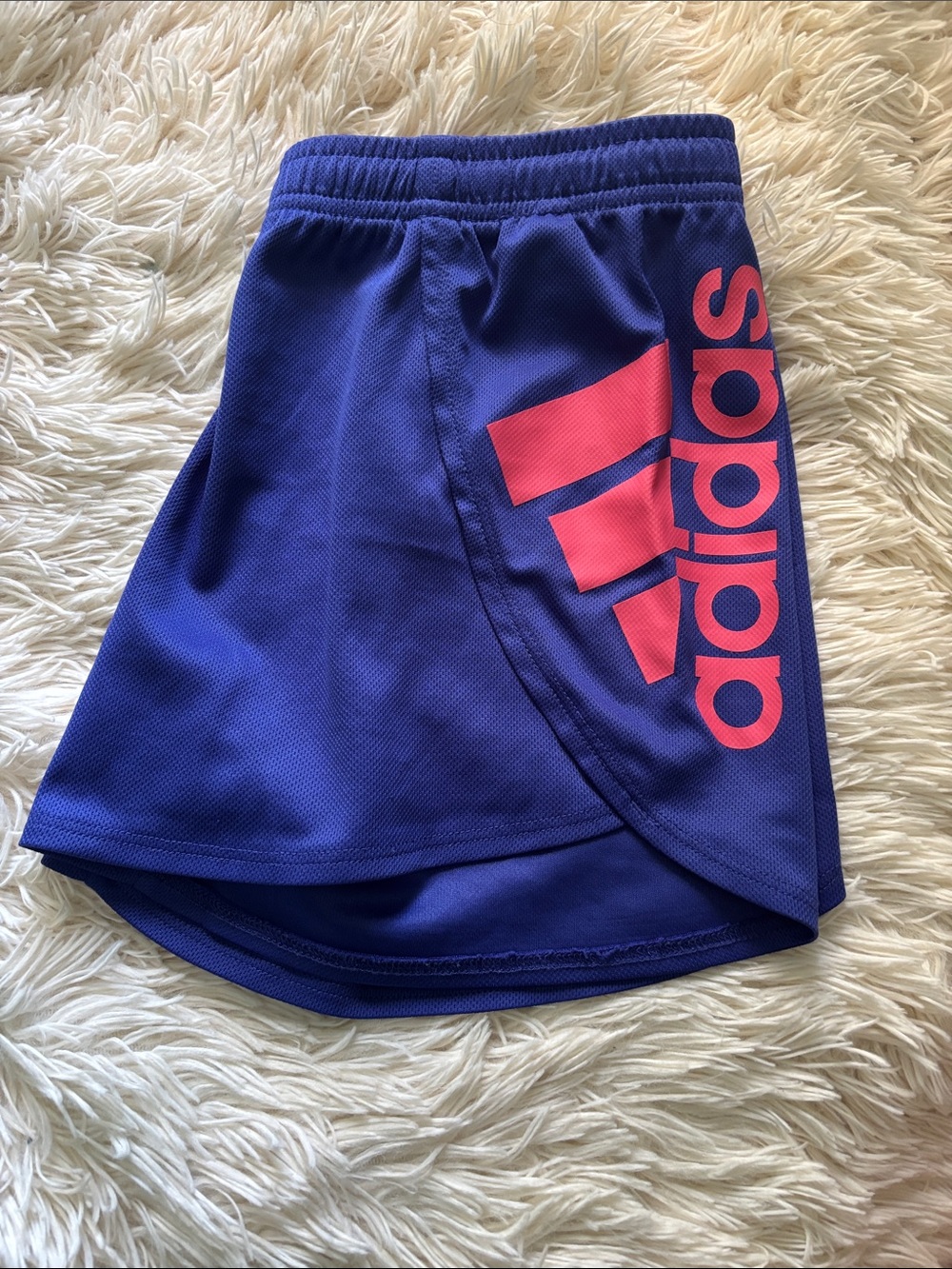 adidas Purple Skort with Pink Logo Panel